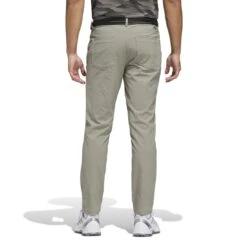 Adidas Ultimate365 5-Pocket Golf Trousers JJ1757 -Clarkes Golf Store JJ1757 4 APPAREL OnModel BackView white