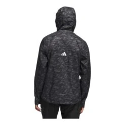 Adidas Tour Climaproof+ Golf Anorak JL5704 -Clarkes Golf Store JL5704 4 APPAREL OnModel BackView white Photoroom