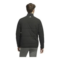 Adidas Ultimate365 Arctic Golf Jacket JL7878 -Clarkes Golf Store JL7878 4 APPAREL OnModel BackView white Photoroom