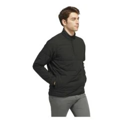 Adidas Ultimate365 Arctic Golf Jacket JL7878 -Clarkes Golf Store JL7878 5 APPAREL OnModel WalkingView white Photoroom