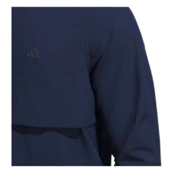 Adidas Go-To Full Zip Golf Windbreaker JL7914 -Clarkes Golf Store JL7914 7 APPAREL OnModel DetailView2 white Photoroom