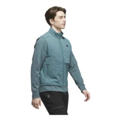 Adidas Ultimate365 Tour Frostguard Golf Jacket JM2140 9 Adidas Ultimate365 Tour Frostguard Golf Jacket JM2140 -Clarkes Golf Store JM2140 5 APPAREL OnModel WalkingView white Photoroom