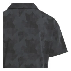 Junior Adidas Script Golf Polo Shirt JN1818 -Clarkes Golf Store JN1818 6 APPAREL Photography DetailView3 white Photoroom