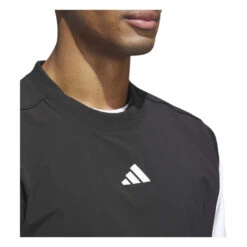 Adidas Beyond Twistweave Golf Vest JN3052 -Clarkes Golf Store JN3052 7 APPAREL OnModel DetailView1 white Photoroom