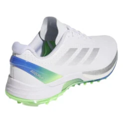 Adidas Adizero ZG Golf Shoes JQ7725 15 Adidas Adizero ZG Golf Shoes JQ7725 -Clarkes Golf Store JQ7725 7 FOOTWEAR Photography BackLateralTopView white Photoroom