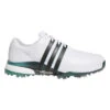 Adidas Tour360 24 Golf Shoes JR9265 -Clarkes Golf Store JR9265 1 FOOTWEAR Photography SideLateralCenterView white Photoroom