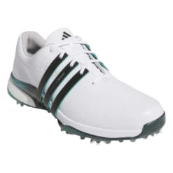 Adidas Tour360 24 Golf Shoes JR9265 -Clarkes Golf Store JR9265 6 FOOTWEAR Photography FrontLateralTopView white Photoroom
