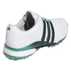 Adidas Tour360 24 Golf Shoes JR9265 -Clarkes Golf Store JR9265 7 FOOTWEAR Photography BackLateralTopView white Photoroom
