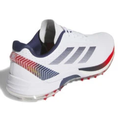 Adidas Adizero ZG Golf Shoes JS1898 -Clarkes Golf Store JS1898 7 FOOTWEAR Photography BackLateralTopView white Photoroom