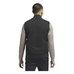 Adidas Ultimate365 Tour Frostguard Full Zip Golf Vest JW7213 -Clarkes Golf Store JW7213 4 APPAREL OnModel BackView white