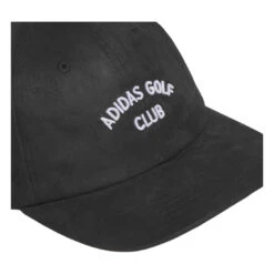 Adidas Ladies Faux Suede 6-Panel Golf Cap JX2362 -Clarkes Golf Store JX2362 3 HARDWARE Photography DetailView1 white Photoroom
