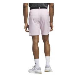 Adidas Ultimate365 8.5 Inch Golf Shorts JX7248 -Clarkes Golf Store JX7248 4 APPAREL OnModel BackView white Photoroom