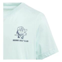 Adidas Junior Graphic Golf T-Shirt JY8986 -Clarkes Golf Store JY8986 4 APPAREL Photography DetailView1 white