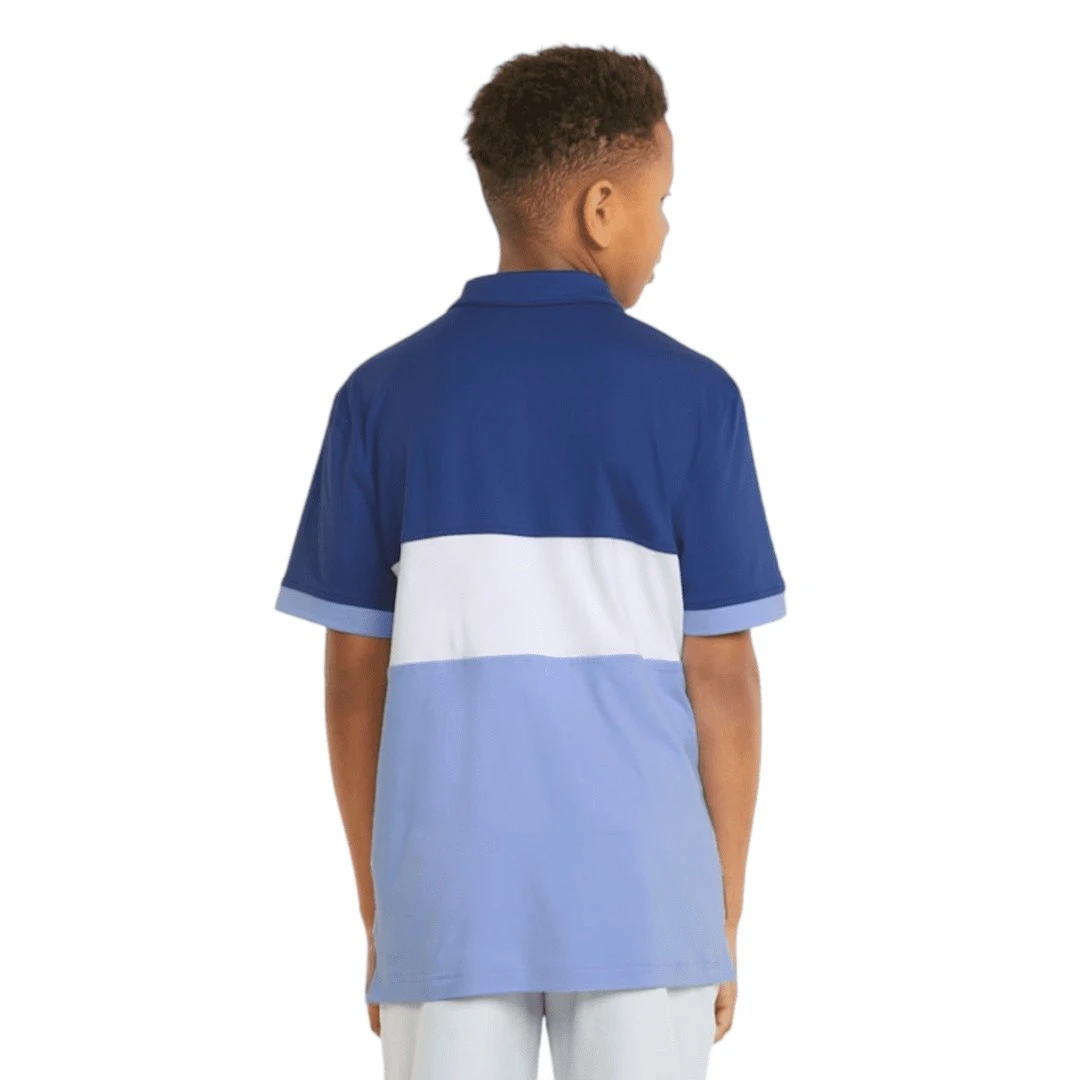 Junior Puma Cloudspun Highway Golf Polo Shirt 534341 5 Junior Puma Cloudspun Highway Golf Polo Shirt 534341 - Image 3