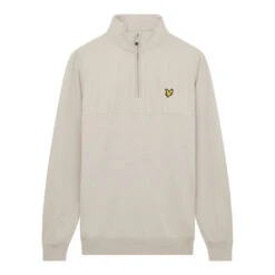 Lyle & Scott Overlay 1/4 Zip Golf Mid Layer KN1960G -Clarkes Golf Store KN1960GS Z04 05 PhotoRoom 3