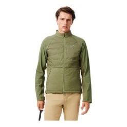 Lacoste High Neck Quilted Golf Jacket BH2638 7 Lacoste High Neck Quilted Golf Jacket BH2638 -Clarkes Golf Store Lacoste High Neck Quilted Golf Jacket BH2638 6