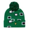 Lyle & Scott Golf Bobble Beanie HE1963G -Clarkes Golf Store Lyle Scott Golf Bobble Beanie HE1963G 4