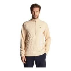 Lyle & Scott Quilted 1/4 Zip Golf Midlayer ML2065G -Clarkes Golf Store Lyle Scott Quilted 1 4 Zip Golf Midlayer ML2065G 17