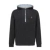 Original Penguin Golf 1/4 Zip Performance Hoodie OGKFC032 -Clarkes Golf Store OGKFC032 011 FRONT scaled 1