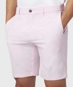 Original Penguin All-Over Embroidered Golf Shorts OGBSB083 -Clarkes Golf Store Original Penguin All Over Embroidered Golf Shorts OGBSB083 4