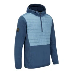 Ping Norse S5 Zoned Hooded Golf Jacket P03633 8 Ping Norse S5 Zoned Hooded Golf Jacket P03633 -Clarkes Golf Store P03633 SSB NORSE S5 ZONED HOODED JACKET STORMCLOUD STONE BLUE FRONT ANGLE PhotoRoom 9