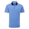 Ping Jared Golf Polo Shirt P03725 1 Ping Jared Golf Polo Shirt P03725 -Clarkes Golf Store P03725 CBY JARED CORNFLOWER BLUE NAVY FRONT Photoroom