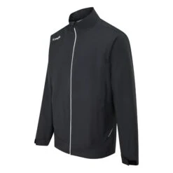 Ping Aquadrive Waterproof Golf Jacket P03757 -Clarkes Golf Store P03757 AQUADRIVE JACKET BLACK FRONT ANGLE