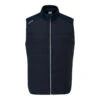 Ping Aiden Hybrid Fleece Golf Gilet P03765 -Clarkes Golf Store P03765 AIDEN VEST NAVY FRONT Photoroom