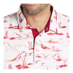 PUMA MATTR Bushland Golf Polo 626992 7 PUMA MATTR Bushland Golf Polo 626992 -Clarkes Golf Store PUMA 62699203 MODEL 1 compressed Photoroom