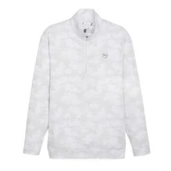 Puma Cloudspun Camo 1/4 Zip Golf Mid Layer 625912 -Clarkes Golf Store Puma Cloudspun Camo 1 4 Zip Golf Mid Layer 625912 2