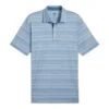 Puma Fair Isle Micro Print Golf Polo Shirt 626835