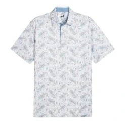 Puma Paisley Golf Polo Shirt 628064