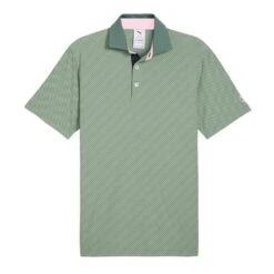 Puma X Arnold Palmer Jacquard Stripe Golf Polo Shirt 623953 -Clarkes Golf Store Puma X Arnold Palmer Jacquard Stripe Golf Polo Shi 6