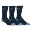Puma Pounce Crew Cut 3-Pack Golf Socks 958971 -Clarkes Golf Store Puma Pounce Crew Cut Pack Golf Socks 958971 959146