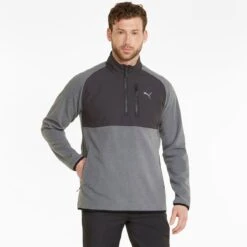 Puma Sherpa 1/4 Zip Golf Top 535498 -Clarkes Golf Store Puma Sherpa 1 4 Zip Golf Top 535498 9