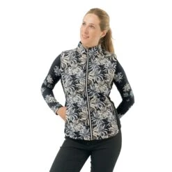 Pure Golf Ladies Annona Patterned Golf Gilet PG-38406 15 Pure Golf Ladies Annona Patterned Golf Gilet PG-38406 -Clarkes Golf Store Pure Golf Ladies Annona Patterned Golf Gilet PG 38406 5