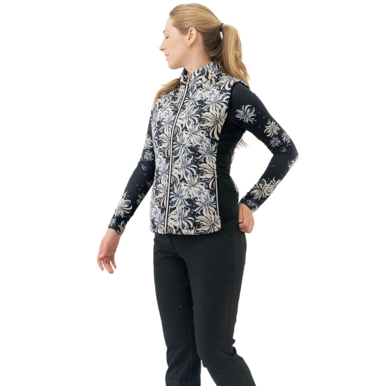 Pure Golf Ladies Annona Patterned Golf Gilet PG-38406 6 Pure Golf Ladies Annona Patterned Golf Gilet PG-38406 - Image 4