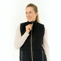 Pure Golf Ladies Hemisphere Faux Fur Gilet PG-48411 -Clarkes Golf Store Pure Golf Ladies Hemisphere Faux Fur Gilet PG 2