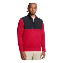 Under Armour Drive Storm SweaterFleece 1/2 Zip Golf Mid Layer 1387121 -Clarkes Golf Store Under Armour Drive Storm SweaterFleece 1 2 Zip Gol 17