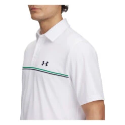 Under Armour Playoff 3.0 Stripe Golf Polo Shirt 1378676 -Clarkes Golf Store V5 1378676 103 CHDET Photoroom