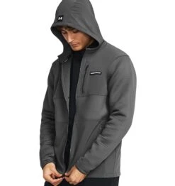 Under Armour Storm Daytona FZ Golf Top 1379722 -Clarkes Golf Store V5 1379722 026 FC PhotoRoom