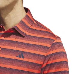 Adidas 2-Colour Stripe Golf Polo Shirt IJ0175 -Clarkes Golf Store adidas 2 Colour Stripe Golf Polo Shirt IJ0175 8