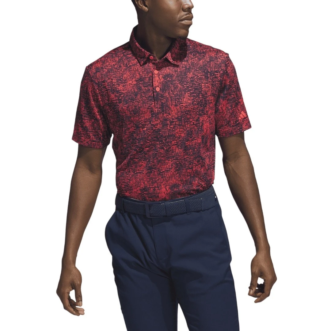 Adidas Aerial Jacquard Golf Polo Shirt HZ0443 4 Adidas Aerial Jacquard Golf Polo Shirt HZ0443 - Image 2