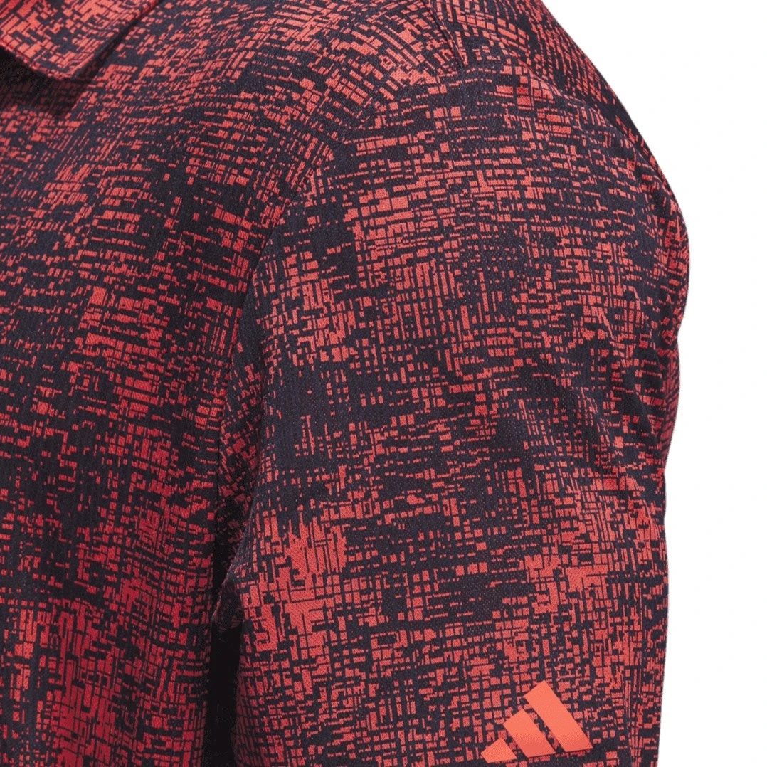 Adidas Aerial Jacquard Golf Polo Shirt HZ0443 8 Adidas Aerial Jacquard Golf Polo Shirt HZ0443 - Image 6