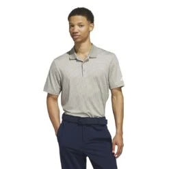 Clarkes Golf Store -Clarkes Golf Store adidas Beyond Textured Golf Polo Shirt JF4882 2