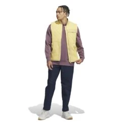 Adidas Go-To Quilted DWR Golf Vest IT2360 -Clarkes Golf Store adidas Go To Quilted DWR Golf Vest IT2360 1