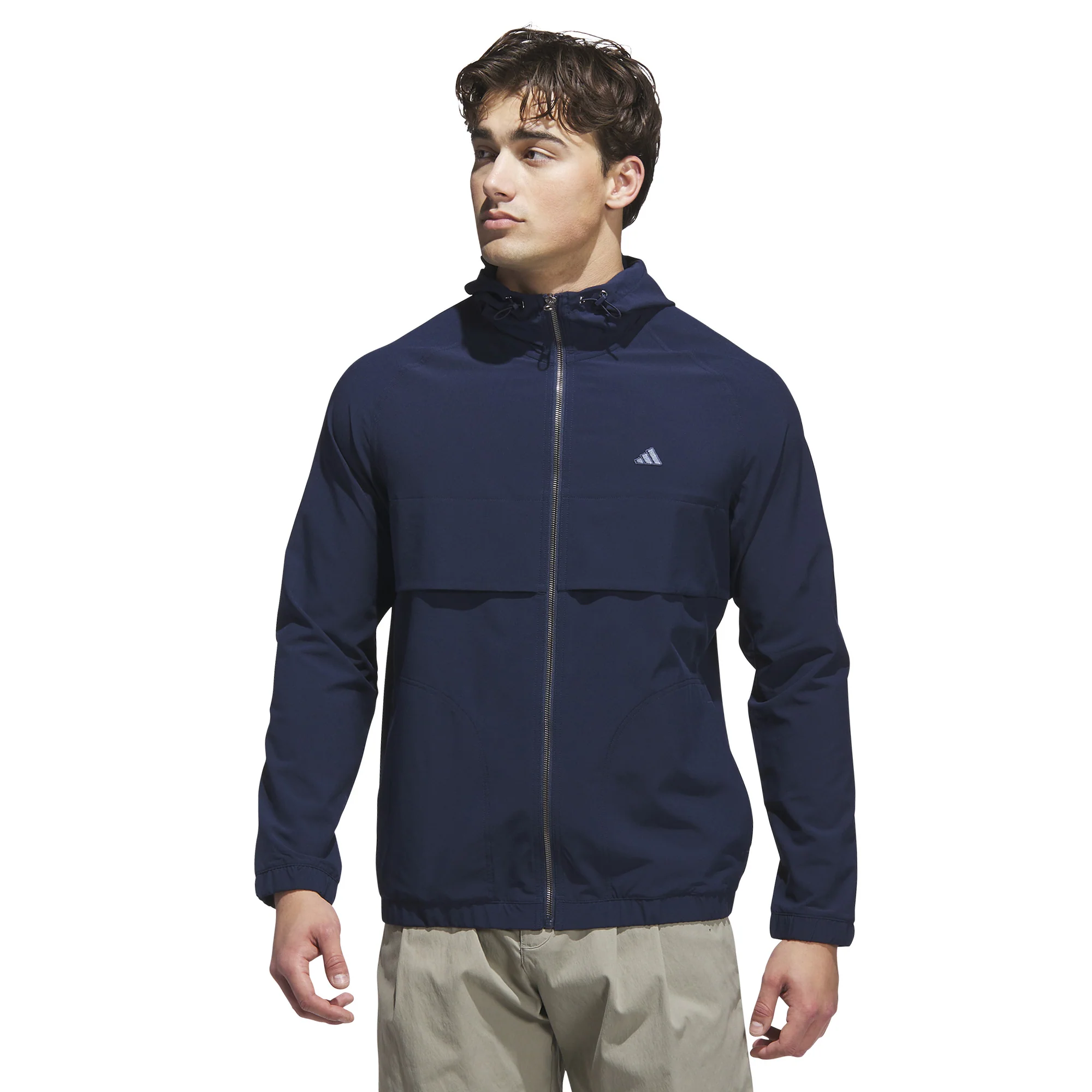 Clarkes Golf Store -Clarkes Golf Store adidas Golf Go To Full Zip Windbreaker JL7914 1