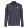 Adidas Long Sleeve Heather Golf Polo Shirt HZ0426 2 Adidas Long Sleeve Heather Golf Polo Shirt HZ0426 -Clarkes Golf Store adidas Long Sleeve Heather Golf Polo Shirt HZ0426 5