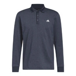 Adidas Long Sleeve Heather Golf Polo Shirt HZ0426