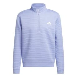 Adidas Ultimate365 DWR Textured 1/4 Zip Golf Mid Layer IL0561
